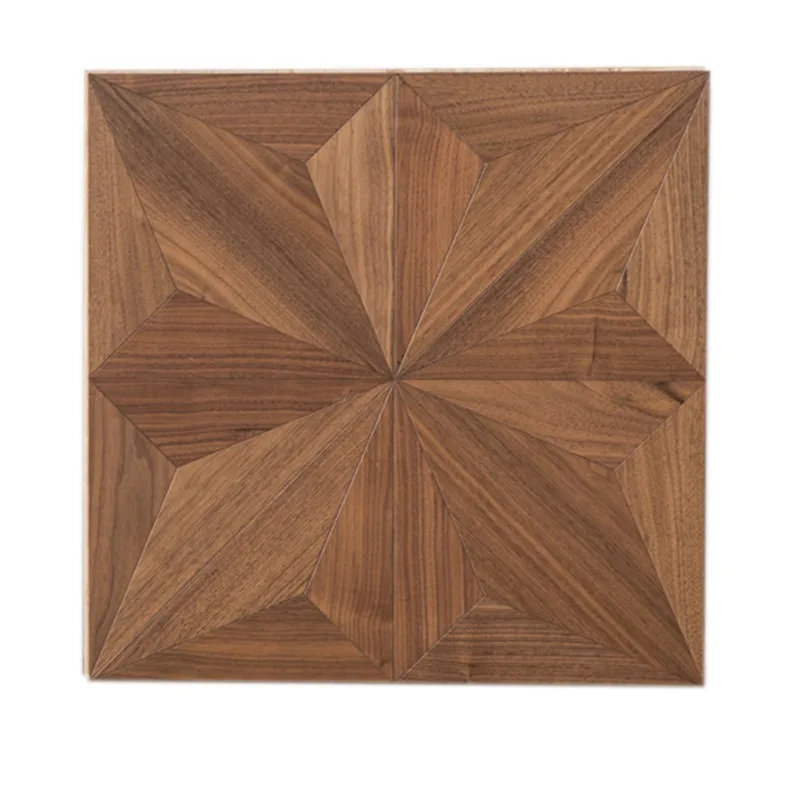 Black walnut full birch multi-layer solid wood square parquet floor, new Chinese European classical style
Black walnut full birch multi-layer solid wood square parquet floor, new Chinese European classical style