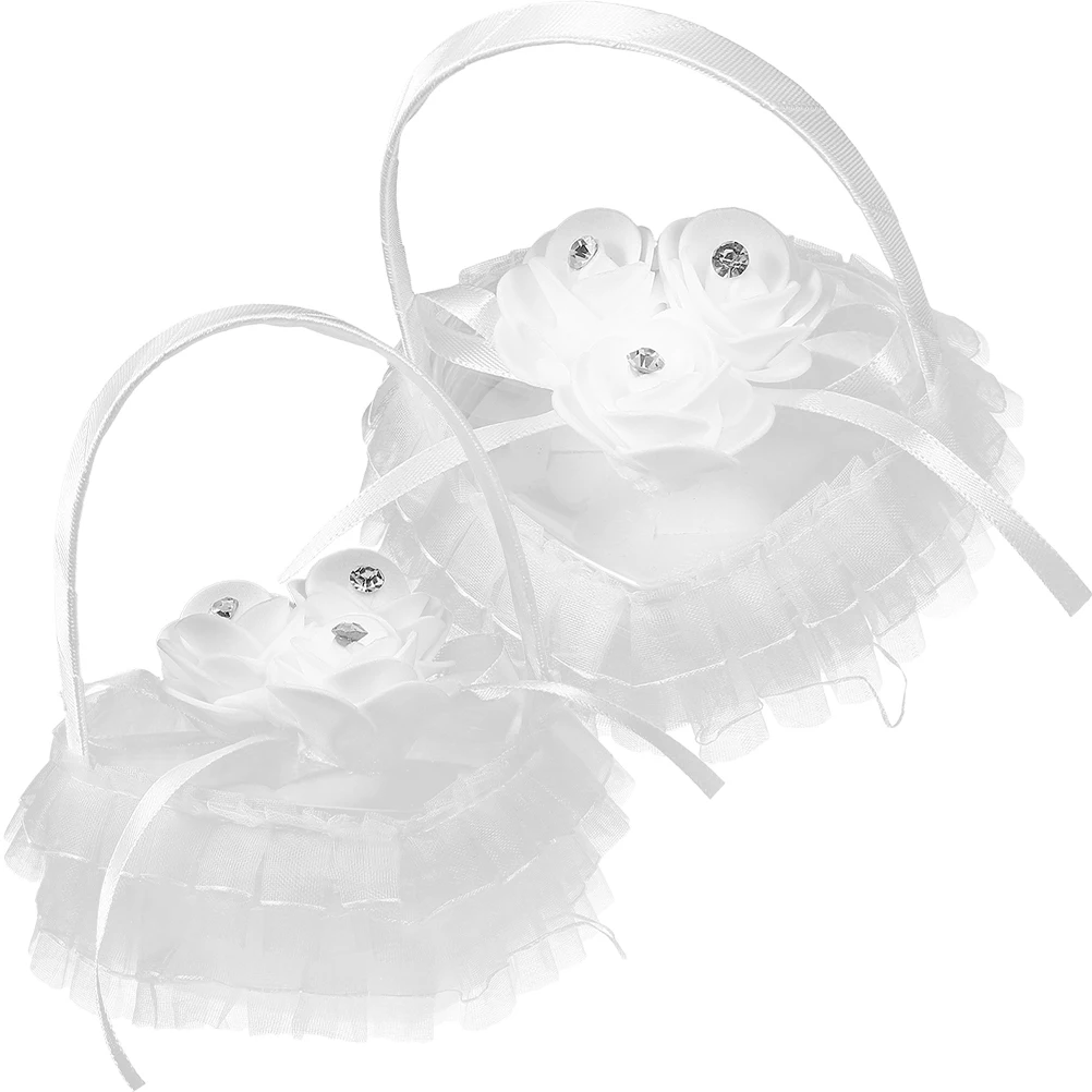 2pcs Wedding Ring Pillow Heart-shaped White Decorative Ring Cushion for Ceremony Garden Beach Outdoor Party Wedding Decor
2pcs Wedding Ring Pillow Heart-shaped White Decorative Ring Cushion for Ceremony Garden Beach Outdoor Party Wedding Decor