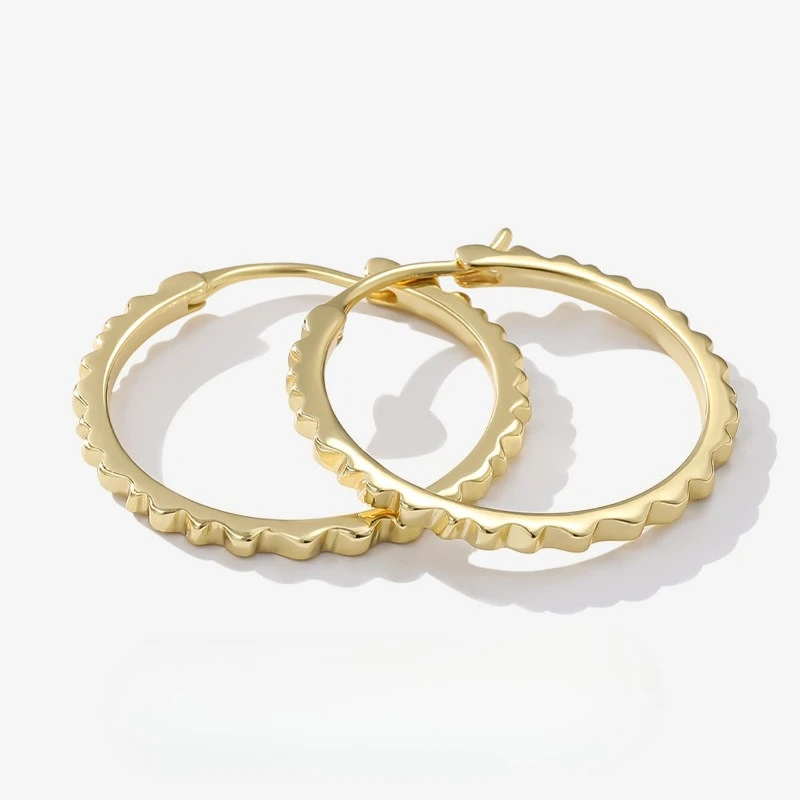 New S925 Silver Earrings Korean Edition Cool Style Personalized Geometric Circle Simple Earrings Wedding Jewelry
New S925 Silver Earrings Korean Edition Cool Style Personalized Geometric Circle Simple Earrings Wedding Jewelry
