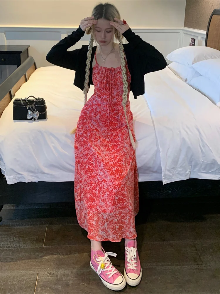 plus Size Holiday Style Floral Print Dress Set Women's Spring Summer Design Sensation Slimming Waist High Waist Long Dress
plus Size Holiday Style Floral Print Dress Set Women's Spring Summer Design Sensation Slimming Waist High Waist Long Dress