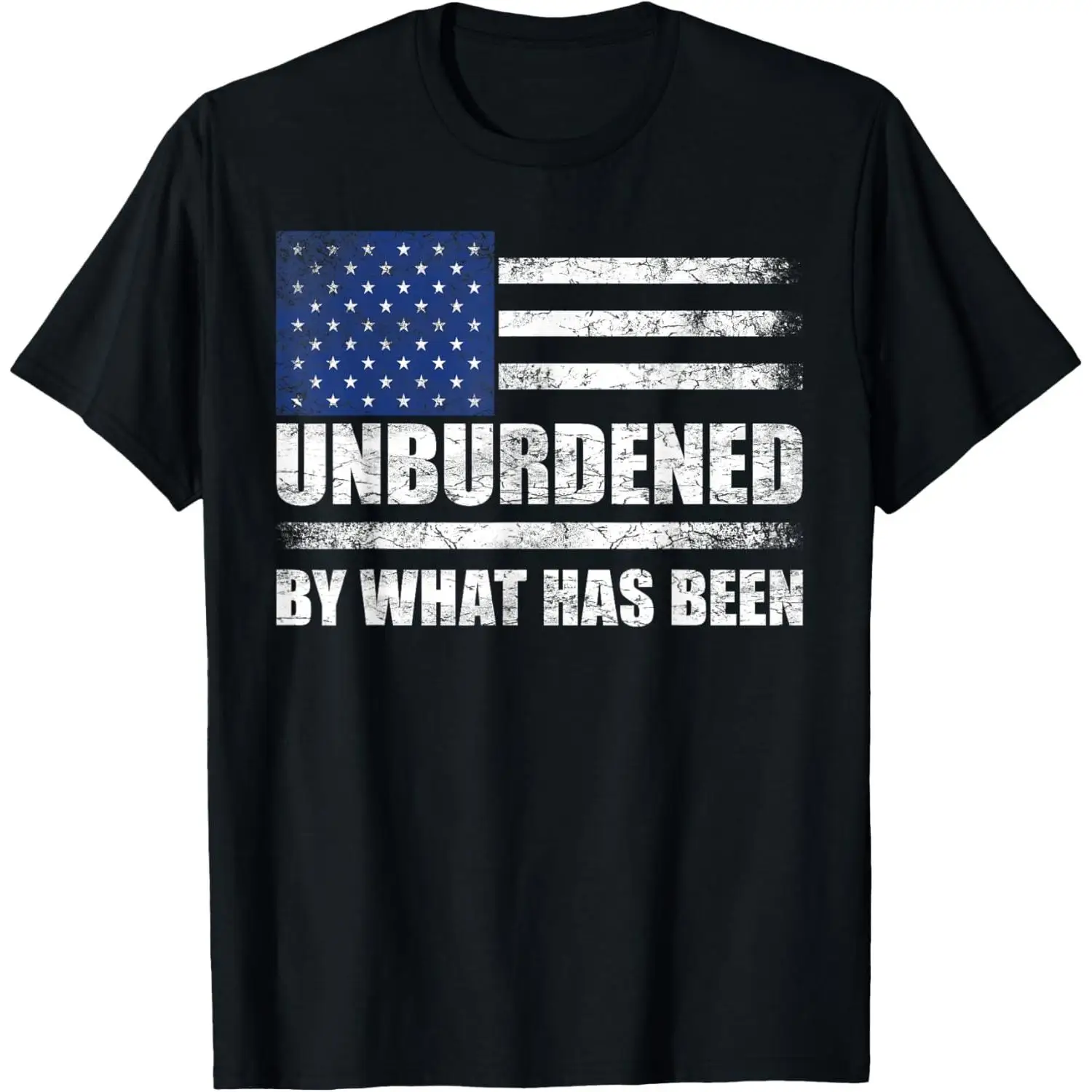 American Flag T-shirt, Unburdened By What Has Been Tee, Patriotic Quote Top, Men Women, Inspiring USA Flag Gift
American Flag T-shirt, Unburdened By What Has Been Tee, Patriotic Quote Top, Men Women, Inspiring USA Flag Gift