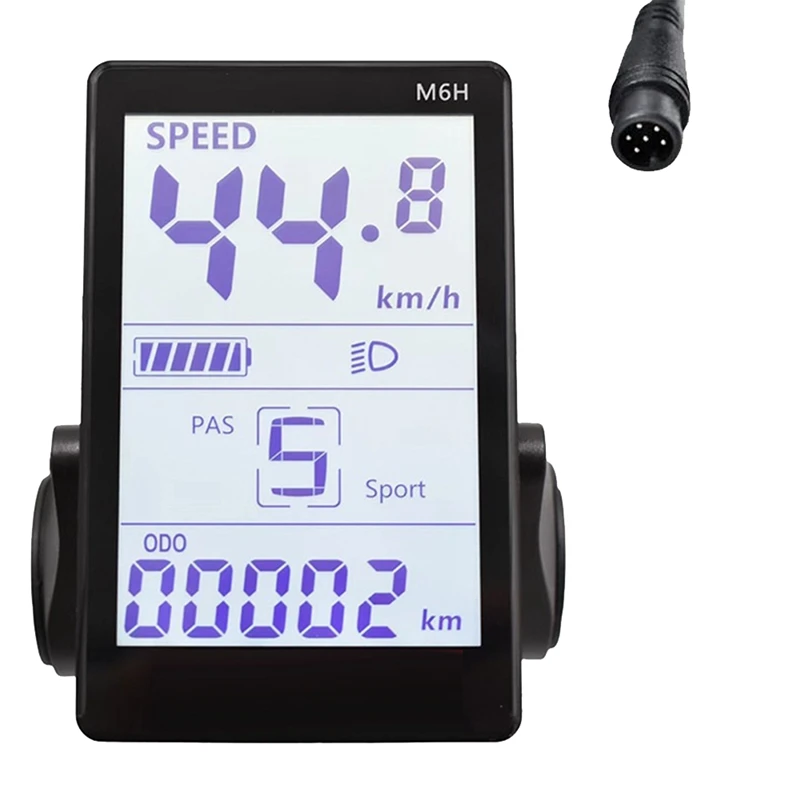 M6H Electric Bike LCD Display Meter Dashboard 24V-60V Universal E Scooter LCD Panel Screen For Electric Bike
M6H Electric Bike LCD Display Meter Dashboard 24V-60V Universal E Scooter LCD Panel Screen For Electric Bike
