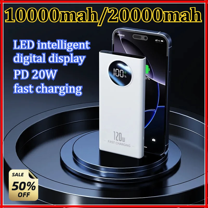 For iPhone For Xiaomi 10000/20000mAh High Capacity Power Bank Portable External Battery Charger With LED Digital Display 
For iPhone For Xiaomi 10000/20000mAh High Capacity Power Bank Portable External Battery Charger With LED Digital Display