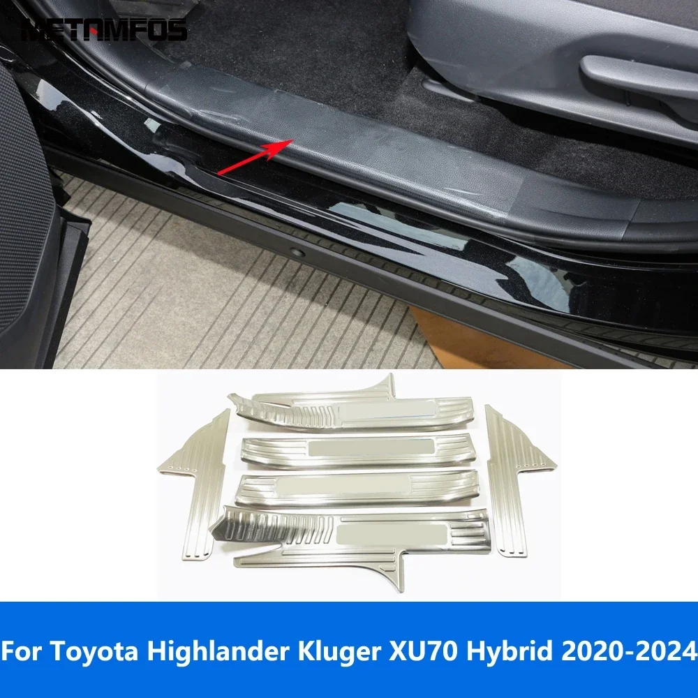 Door Sill Threshold Kick Plate For Toyota Highlander Hybrid 2021 2022 2023 Inner Scuff Guard Plate Protector Car Accessories
Door Sill Threshold Kick Plate For Toyota Highlander Hybrid 2021 2022 2023 Inner Scuff Guard Plate Protector Car Accessories