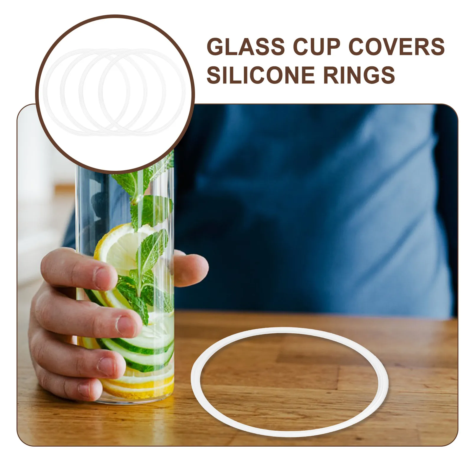 4Pcs Replacement Silicone Ring Lid Seals for Water Bottles Insulated Cup Sealing Rings Leakproof Flexible Fit
4Pcs Replacement Silicone Ring Lid Seals for Water Bottles Insulated Cup Sealing Rings Leakproof Flexible Fit