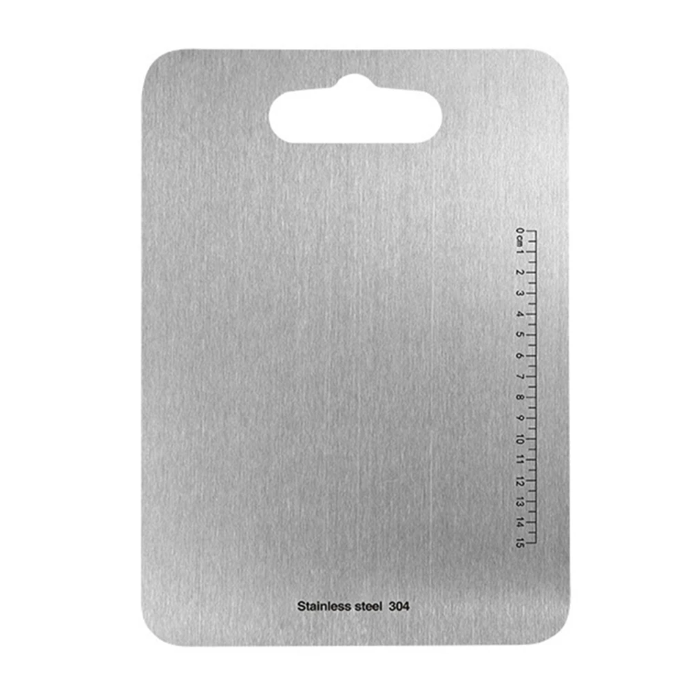 Stainless Steel Cutting Board Reversible Kitchen Bake Rectangle Chopping Block Safe Corrosion Proof Waterproof
Stainless Steel Cutting Board Reversible Kitchen Bake Rectangle Chopping Block Safe Corrosion Proof Waterproof