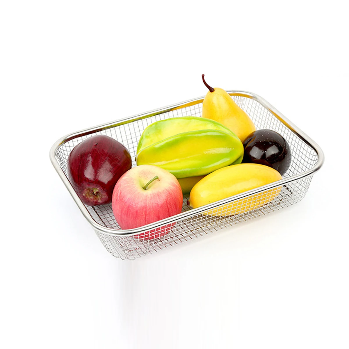 Stainless Steel Drain Basket 1PC Kitchen Fruit Vegetable Washing Storage Basket Draining Water Quickly Simple Design
Stainless Steel Drain Basket 1PC Kitchen Fruit Vegetable Washing Storage Basket Draining Water Quickly Simple Design