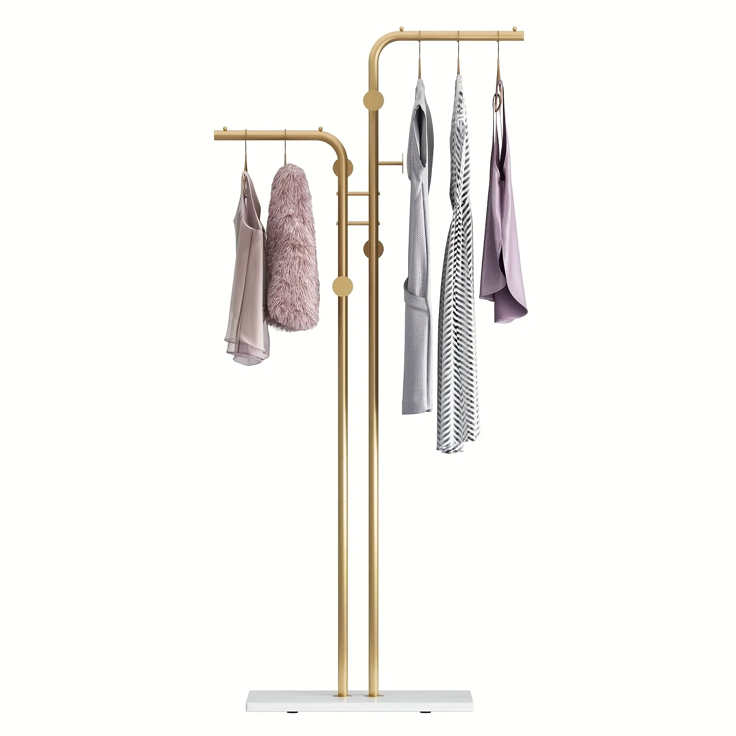 Modern Tall Coat Rack with Natural Stone Base - & Heavy-Duty Freestanding Entryway Stand Suitable for Coats, Hats, Scarves
Modern Tall Coat Rack with Natural Stone Base - & Heavy-Duty Freestanding Entryway Stand Suitable for Coats, Hats, Scarves