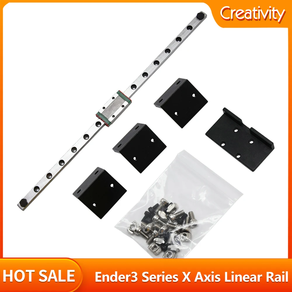 Creativity Ender3/Ender3 V2 X axis MGN9H Linear Rail 315MM Length Upgrade Kit for Ender3/Ender 3 pro/ V2 3D Printers
Creativity Ender3/Ender3 V2 X axis MGN9H Linear Rail 315MM Length Upgrade Kit for Ender3/Ender 3 pro/ V2 3D Printers