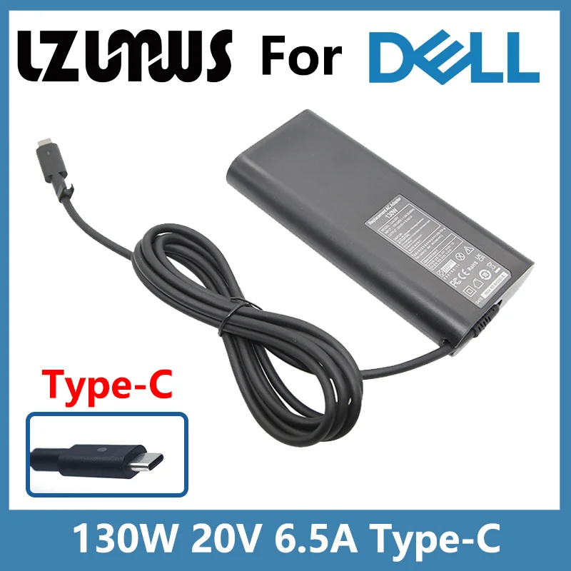 20V 6.5A 130W USB Type-C laptop AC power adapter charger for Dell Dell Latitude E5440 E5470 7480 E6540 E7440 E7450 E7250 E6440
20V 6.5A 130W USB Type-C laptop AC power adapter charger for Dell Dell Latitude E5440 E5470 7480 E6540 E7440 E7450 E7250 E6440