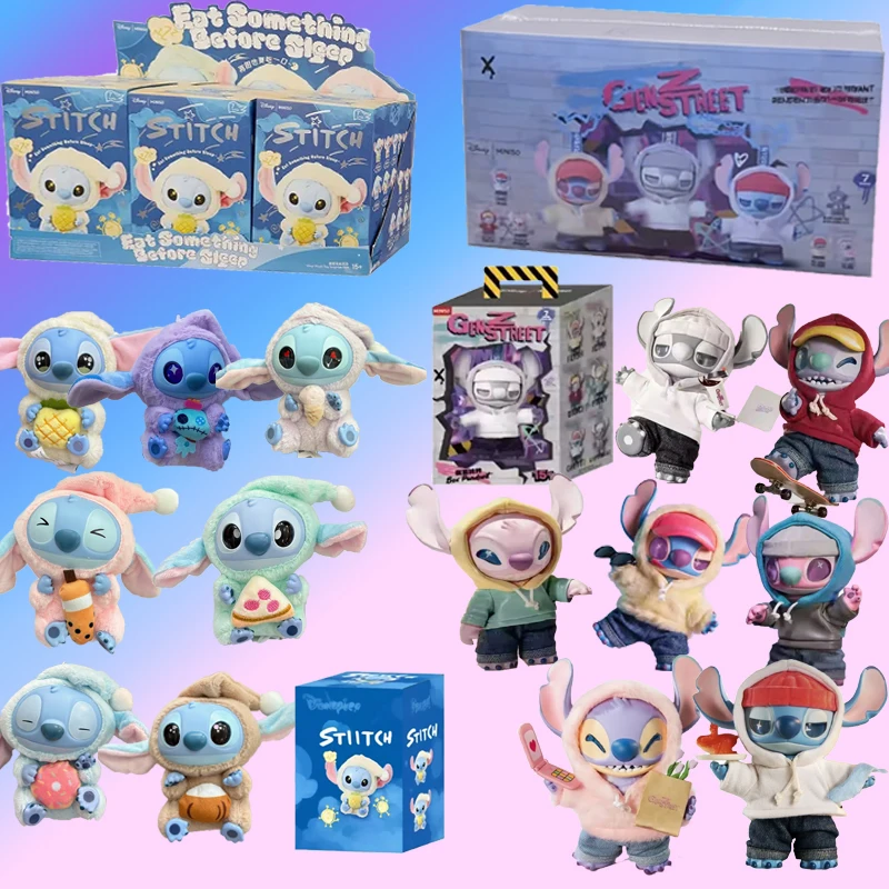 Disney New Stitch Eat Something Before Sleep Series и Gen Z Street Series слепая коробка виниловые игрушки загадочный подарок на день рождения для друга
Disney New Stitch Eat Something Before Sleep Series и Gen Z Street Series слепая коробка виниловые игрушки загадочный подарок на день рождения для друга