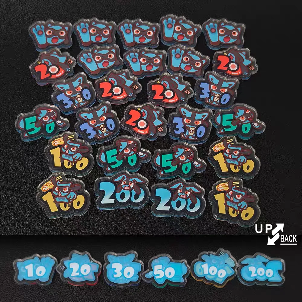 PTCG Pokemon Anime Damage Counter Damage Indicator Lucario Acrylic Score Board Role Playing Game Tabletop Game Gift
PTCG Pokemon Anime Damage Counter Damage Indicator Lucario Acrylic Score Board Role Playing Game Tabletop Game Gift