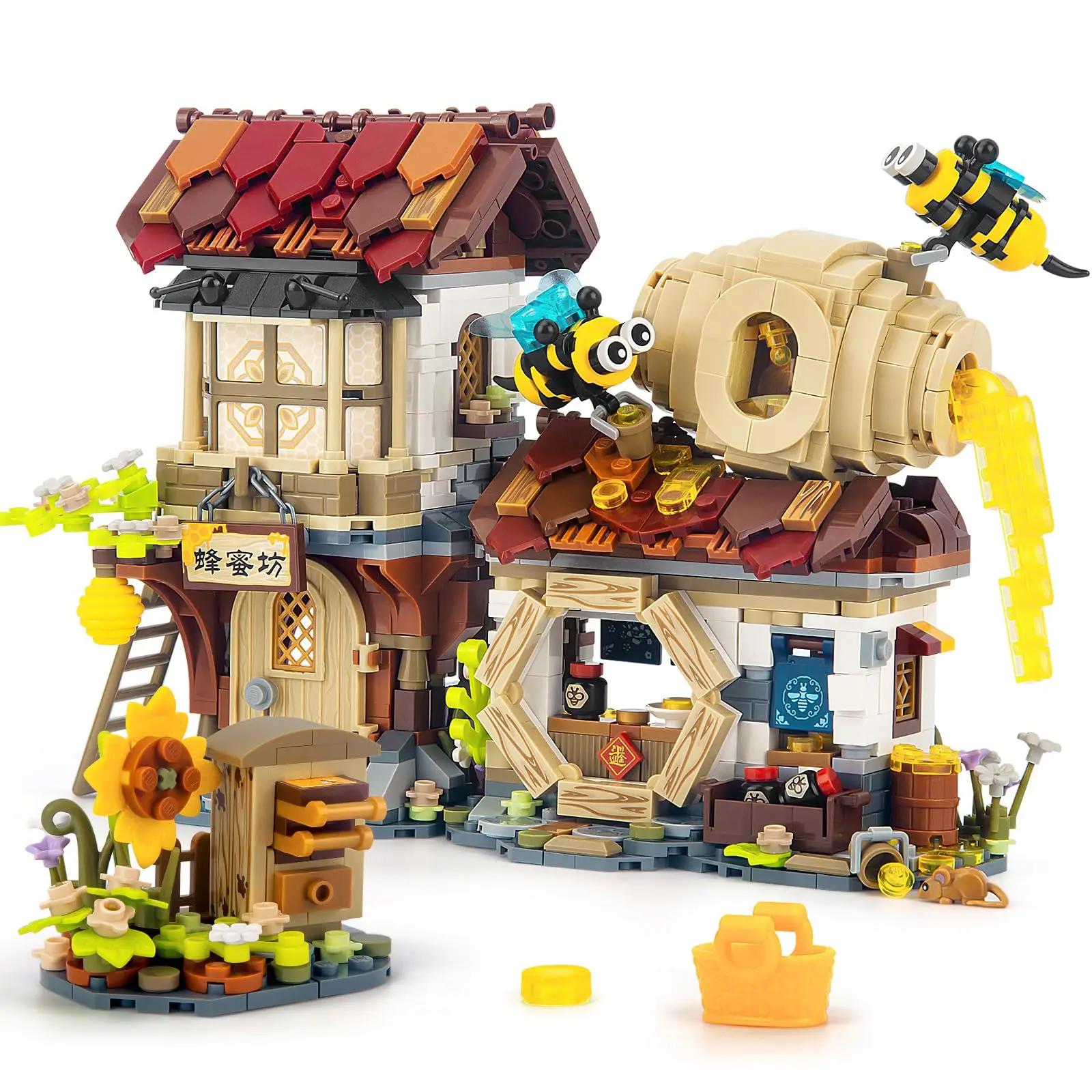 1242Pcs Honey Workshop Mini Building Blocks Set MOC Creative DIY Simulation Architecture Toys Collectible for Adults Kids Gifts
1242Pcs Honey Workshop Mini Building Blocks Set MOC Creative DIY Simulation Architecture Toys Collectible for Adults Kids Gifts
