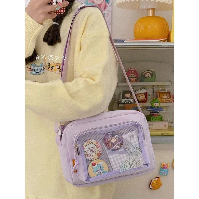 New Japanese JK Crossbody Bags Ulzzang Women Shoulder Bag Small Cute Lolita Itabag Girls Display Plate Kawaii Ita Bag
New Japanese JK Crossbody Bags Ulzzang Women Shoulder Bag Small Cute Lolita Itabag Girls Display Plate Kawaii Ita Bag