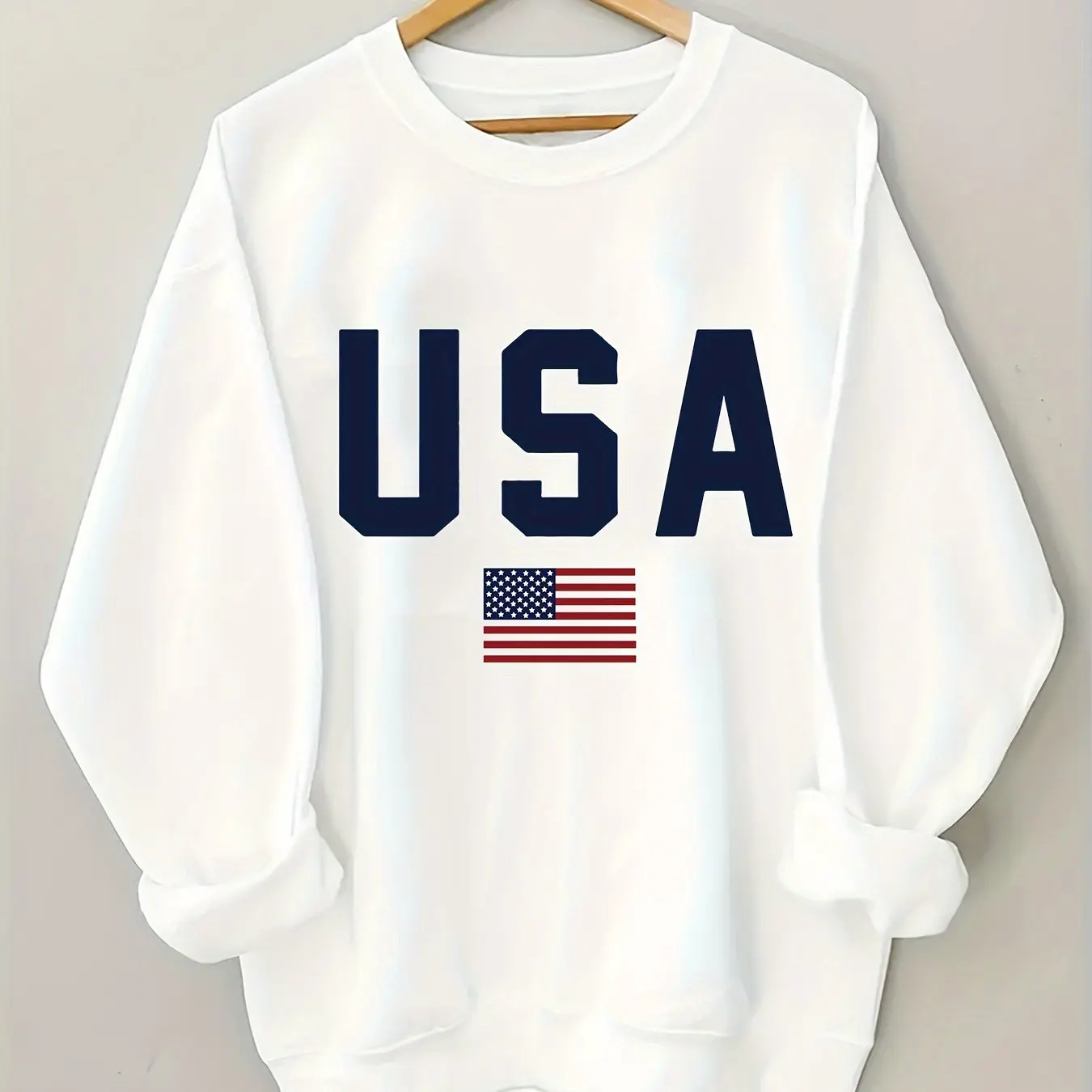 Independence Day Printed Pullover Sweatshirt Autumn-winter Casual Long-sleeved Crew Neck Sweatshirt Women's Plus-size Clothing
Independence Day Printed Pullover Sweatshirt Autumn-winter Casual Long-sleeved Crew Neck Sweatshirt Women's Plus-size Clothing