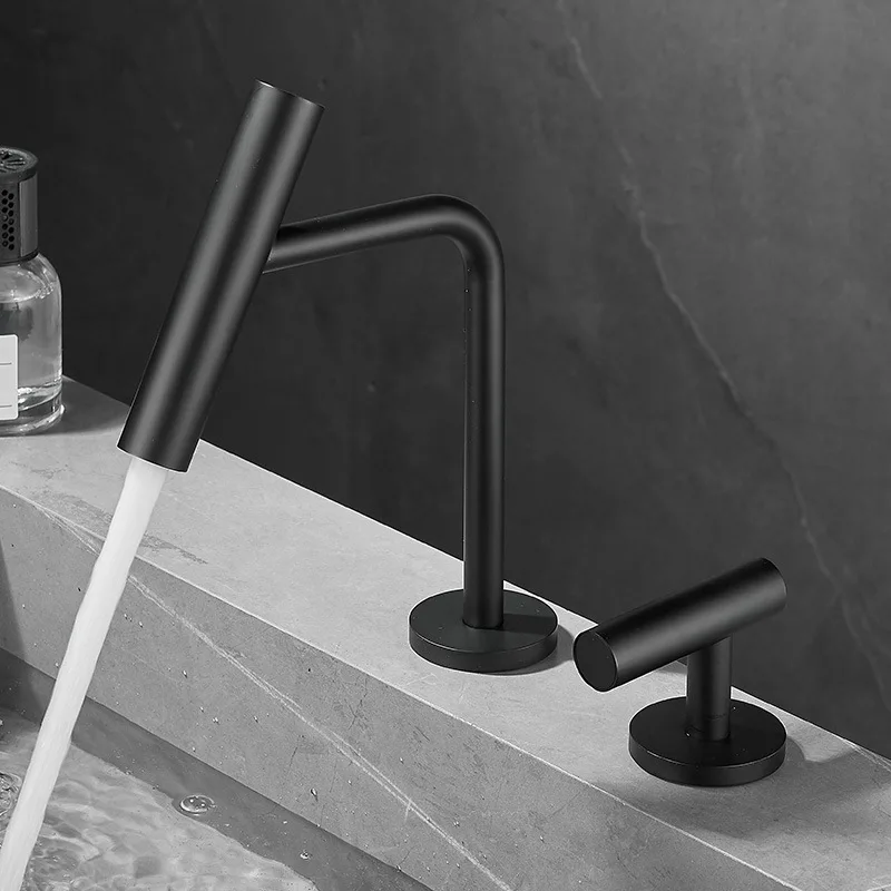 Bathroom Basin Faucet Brass Deck Mounted Single Hole Washbasin Tap Rotatable Hot & Cold Mixer Water Kitchen Sink Faucets
Bathroom Basin Faucet Brass Deck Mounted Single Hole Washbasin Tap Rotatable Hot & Cold Mixer Water Kitchen Sink Faucets