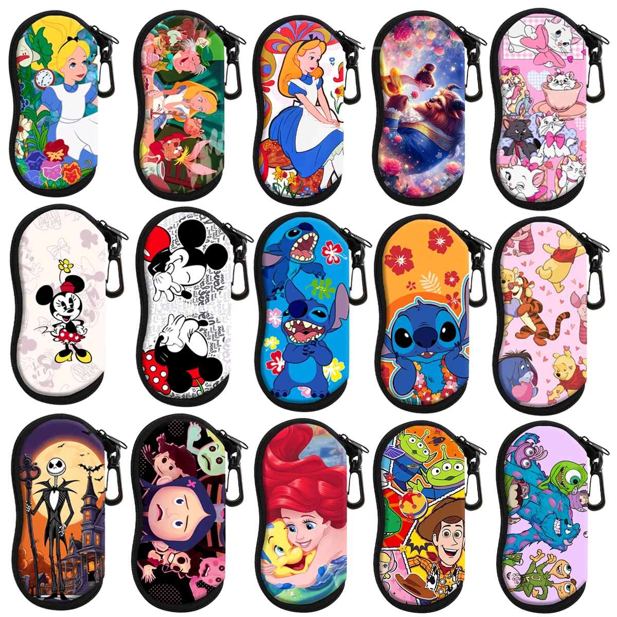 Mickey Minnie Stitch Cartoon Eyeglass Cases Winnie Bear Pink Durable Portable Storage Pouch Anime Accessories for Travel Gifts
Mickey Minnie Stitch Cartoon Eyeglass Cases Winnie Bear Pink Durable Portable Storage Pouch Anime Accessories for Travel Gifts