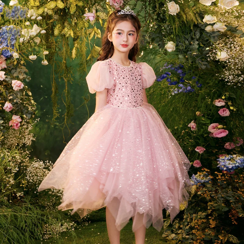 Cross-Border Girls' Dress Dress2024New Fashionable Sequins High-End Dress Puff Mesh Children's Princess Dress
Cross-Border Girls' Dress Dress2024New Fashionable Sequins High-End Dress Puff Mesh Children's Princess Dress