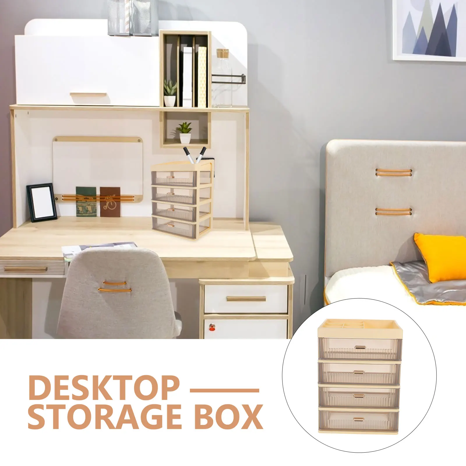 Desk Organizer Multi-Tier Drawer Storage Box Desktop Organizer Stationery Holder Makeup Cosmetics Storage Container
Desk Organizer Multi-Tier Drawer Storage Box Desktop Organizer Stationery Holder Makeup Cosmetics Storage Container