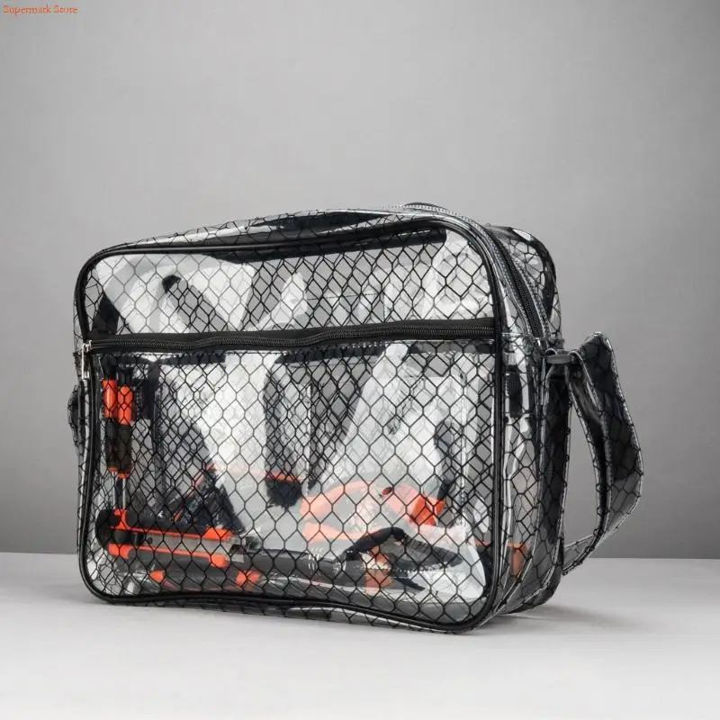 Q5WE Antistatic Cleanroom Clear Tool Bag Closure PVC Crossbod Bags for Engineer Practical Shoulder Pack Working
Q5WE Antistatic Cleanroom Clear Tool Bag Closure PVC Crossbod Bags for Engineer Practical Shoulder Pack Working