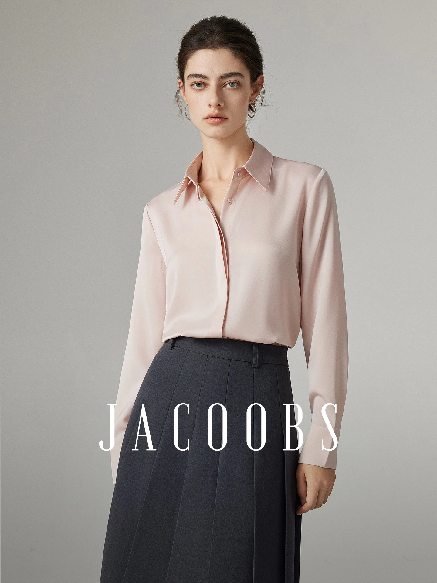 Yoka Home Long Sleeve Satin Women's Shirt Pink Cherry Blossom Button down Office Commute Style Regular Fit Professional Shirt
Yoka Home Long Sleeve Satin Women's Shirt Pink Cherry Blossom Button down Office Commute Style Regular Fit Professional Shirt