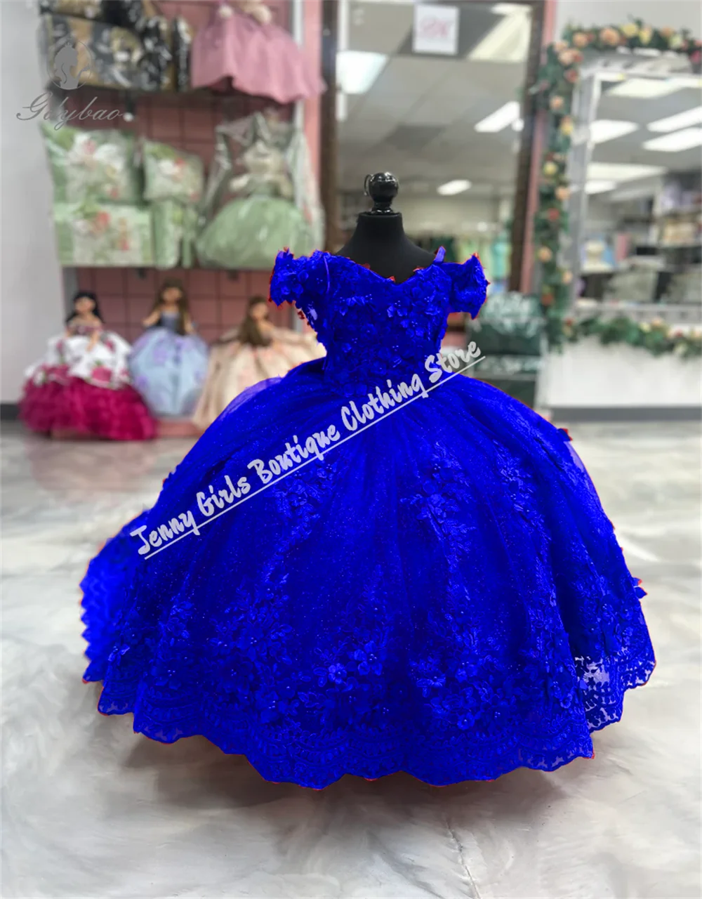 Blue Tailing Flower Girls Dress Luxury Bow Appliqué Spaghetti Straps Birthday Party Wedding Photoshoot Customized
Blue Tailing Flower Girls Dress Luxury Bow Appliqué Spaghetti Straps Birthday Party Wedding Photoshoot Customized