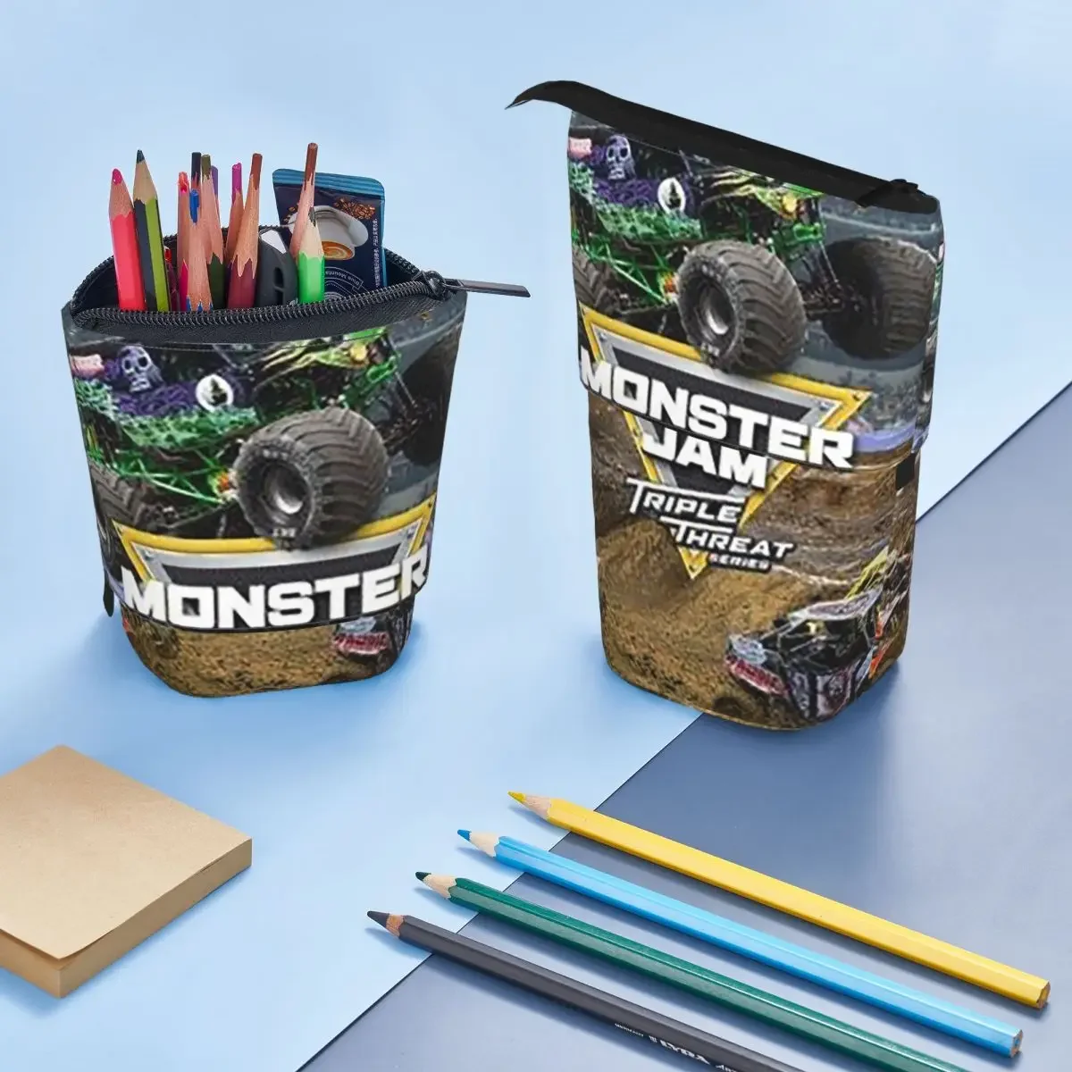 Classic Monster Jam Truck Pattern Reversible Pencil Case for Boys Girls School Pen Box Pencil Bag Pen Holder Bag
Classic Monster Jam Truck Pattern Reversible Pencil Case for Boys Girls School Pen Box Pencil Bag Pen Holder Bag