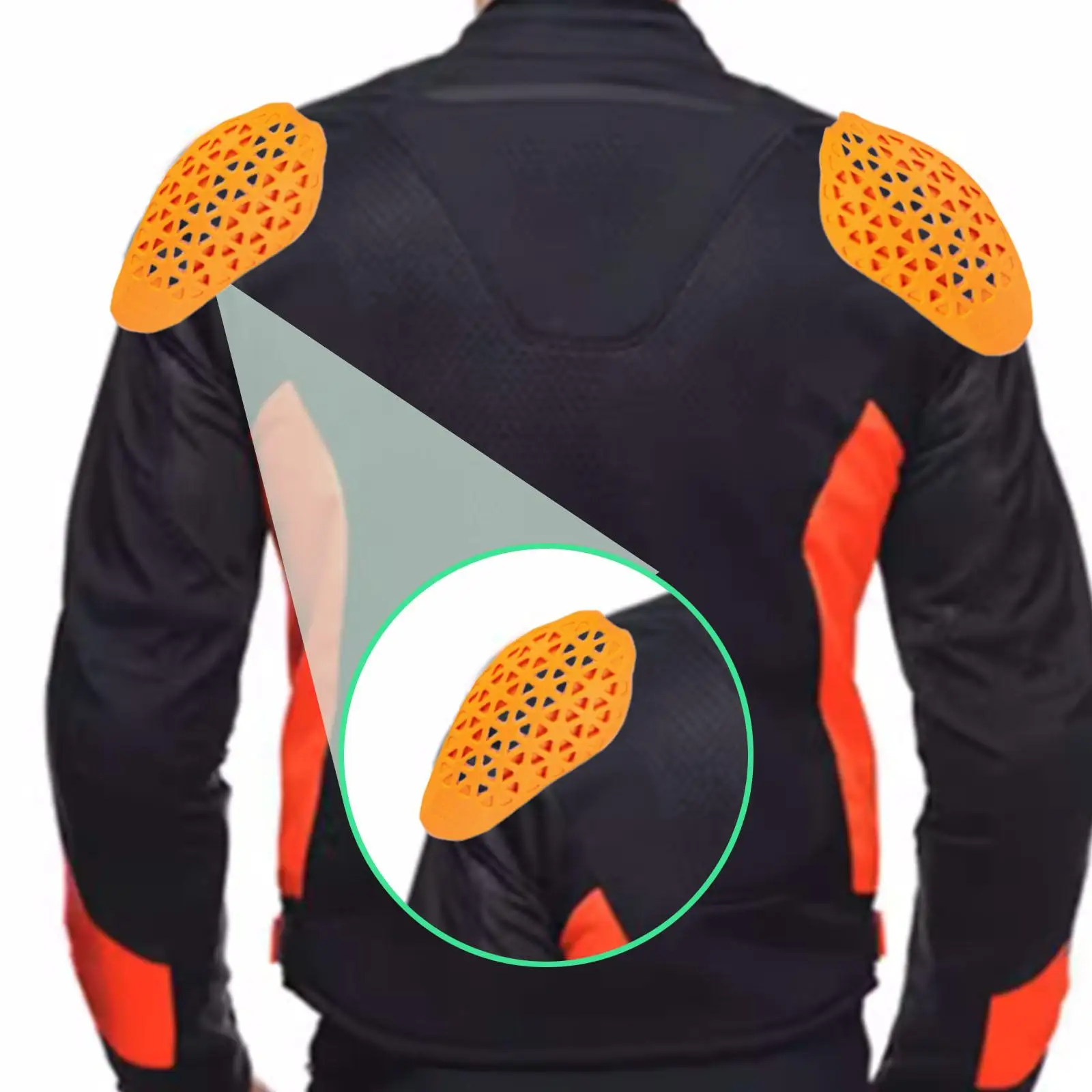 2x Generic Shoulder Protection Pad Motorbike Accessories Easy to Clean 
2x Generic Shoulder Protection Pad Motorbike Accessories Easy to Clean