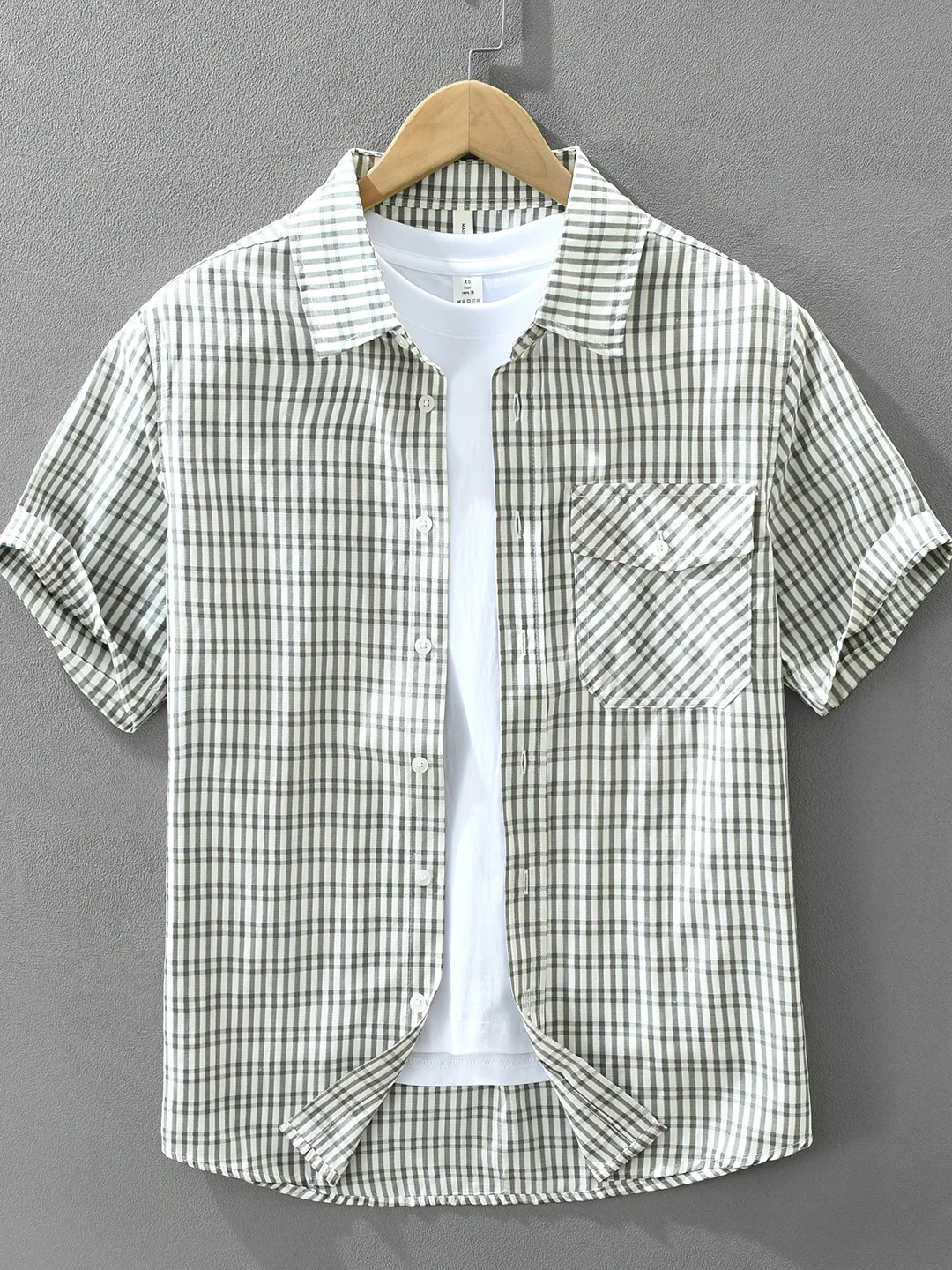 Men's Short Sleeve Shirt Lenzing Lyocell Cotton Plaid Casual Thin Blend Summer Breathable Comfortable Fashionable Street Style
Men's Short Sleeve Shirt Lenzing Lyocell Cotton Plaid Casual Thin Blend Summer Breathable Comfortable Fashionable Street Style