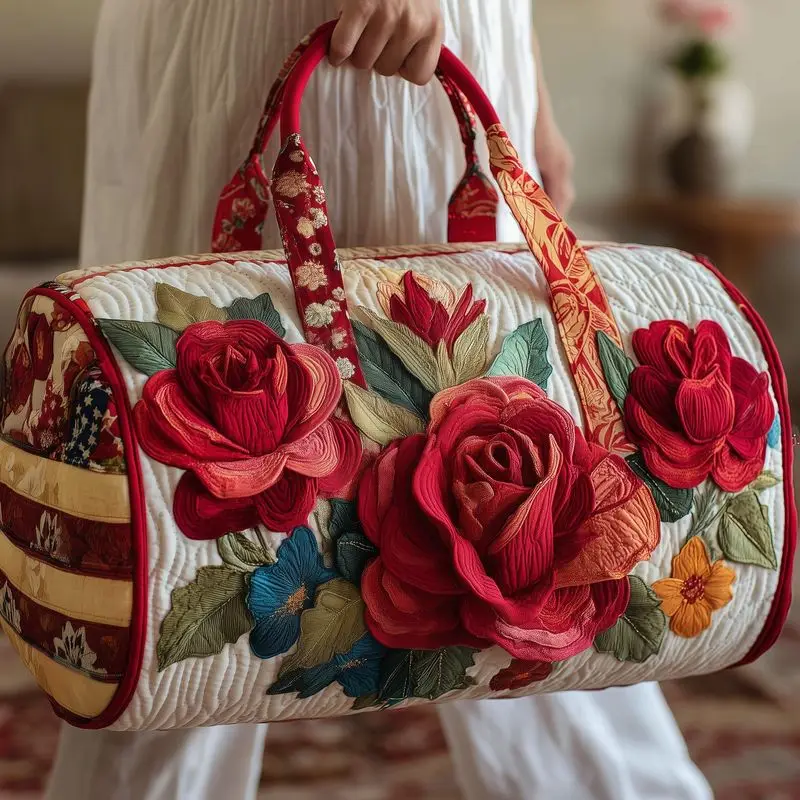 Vibrant Floral Holiday Camping Beach Bags Bohemian 3D Quilted Travel Handbag Mixed Color Leisure Travel Fitness Bag Travel Bag
Vibrant Floral Holiday Camping Beach Bags Bohemian 3D Quilted Travel Handbag Mixed Color Leisure Travel Fitness Bag Travel Bag