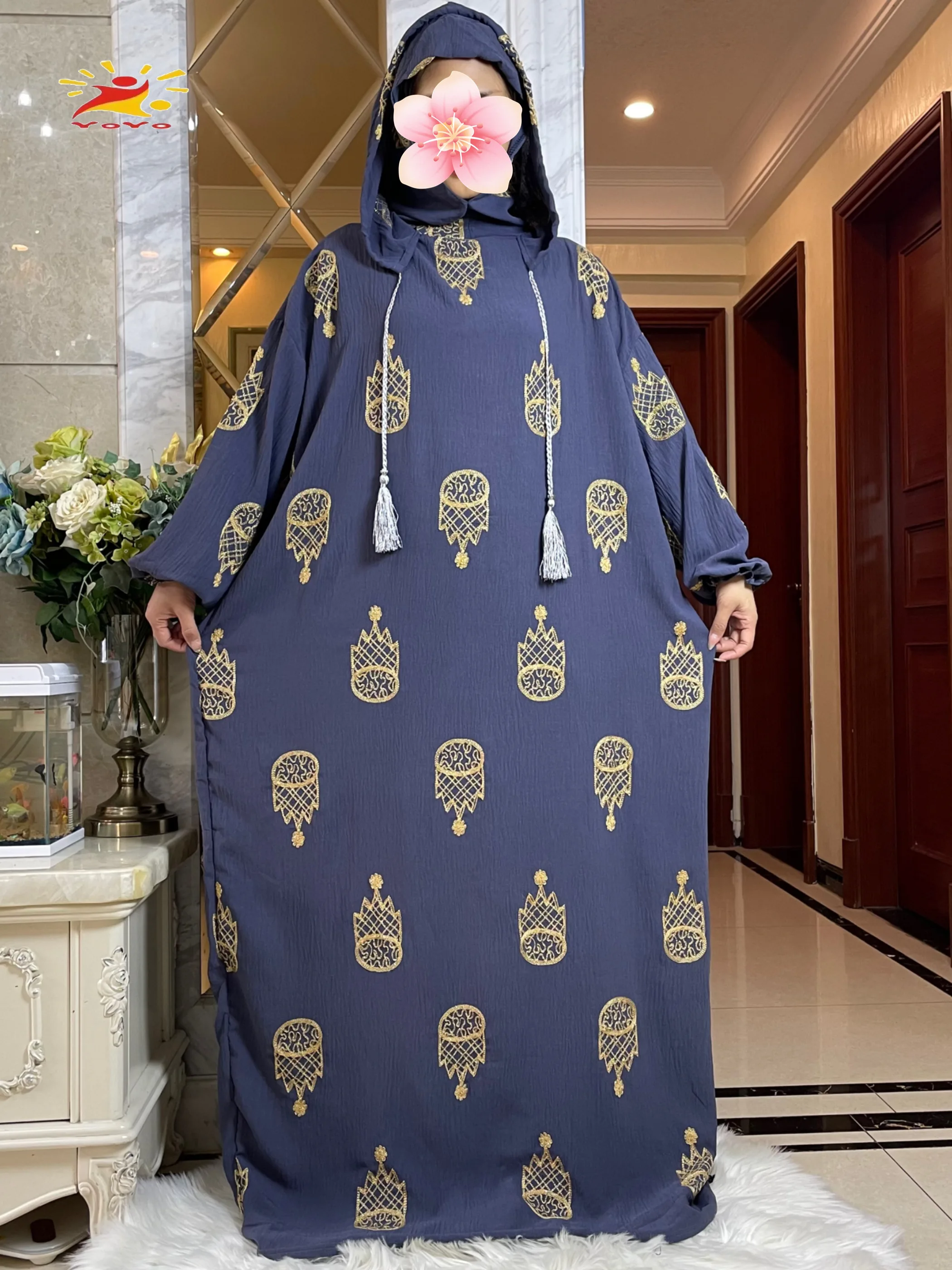 2025Ramadan зимняя молитвенная одежда женская Абая Дубай Турция исламская одежда вышитое хлопковое платье исламское женское платье Kafta
2025Ramadan зимняя молитвенная одежда женская Абая Дубай Турция исламская одежда вышитое хлопковое платье исламское женское платье Kafta