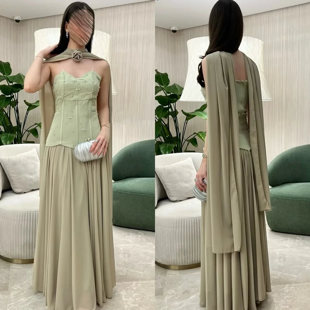 Customized High Quality Fashion Chiffon Handmade Flower Rhinestone Straight Strapless Long Dresses Bespoke Occasion Dresses
Customized High Quality Fashion Chiffon Handmade Flower Rhinestone Straight Strapless Long Dresses Bespoke Occasion Dresses