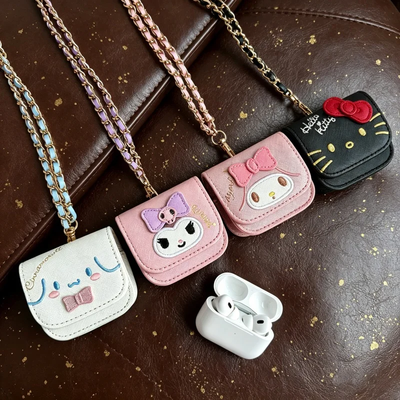 Kuromi Mini Headphone Bag Cartoon Shockproof Storage Box Portable Protective Case with Hanger Cord for Audio Accessories
Kuromi Mini Headphone Bag Cartoon Shockproof Storage Box Portable Protective Case with Hanger Cord for Audio Accessories