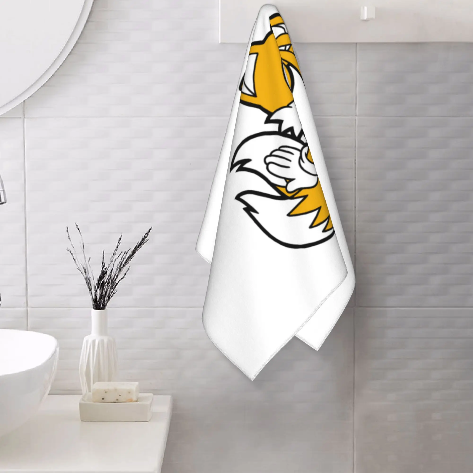 Мягкое полотенце Custom Miles Tails Prower для лица, быстросохнущее, для бассейна и ванной, хлопковое, впитывающее, быстросохнущее
Мягкое полотенце Custom Miles Tails Prower для лица, быстросохнущее, для бассейна и ванной, хлопковое, впитывающее, быстросохнущее