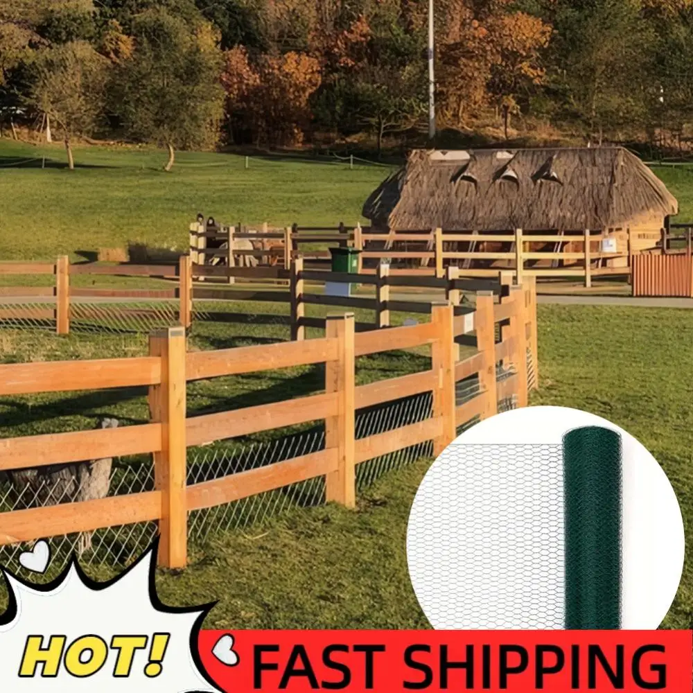 Chicken Wire 39.37x1200in Hexagonal Mesh Garden Fence Barrier PVC-Coated Chicken Coop Rabbit Wire Anti-Rust Metal Garden Netting
Chicken Wire 39.37x1200in Hexagonal Mesh Garden Fence Barrier PVC-Coated Chicken Coop Rabbit Wire Anti-Rust Metal Garden Netting