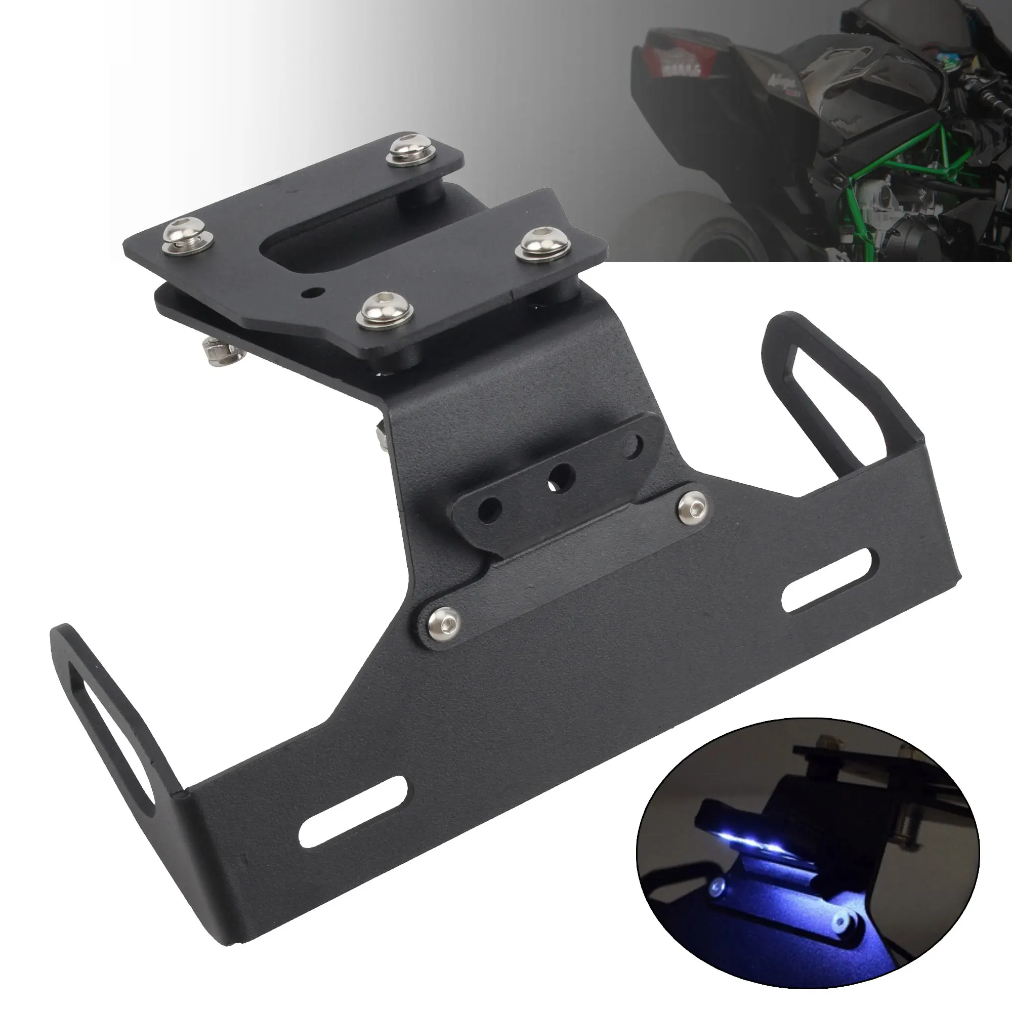 2017-2022 Motorcycle License Holder Fender Eliminator For KAWASAKI Z900/SE Motorcycle Tail Number Plate Bracket parts
2017-2022 Motorcycle License Holder Fender Eliminator For KAWASAKI Z900/SE Motorcycle Tail Number Plate Bracket parts
