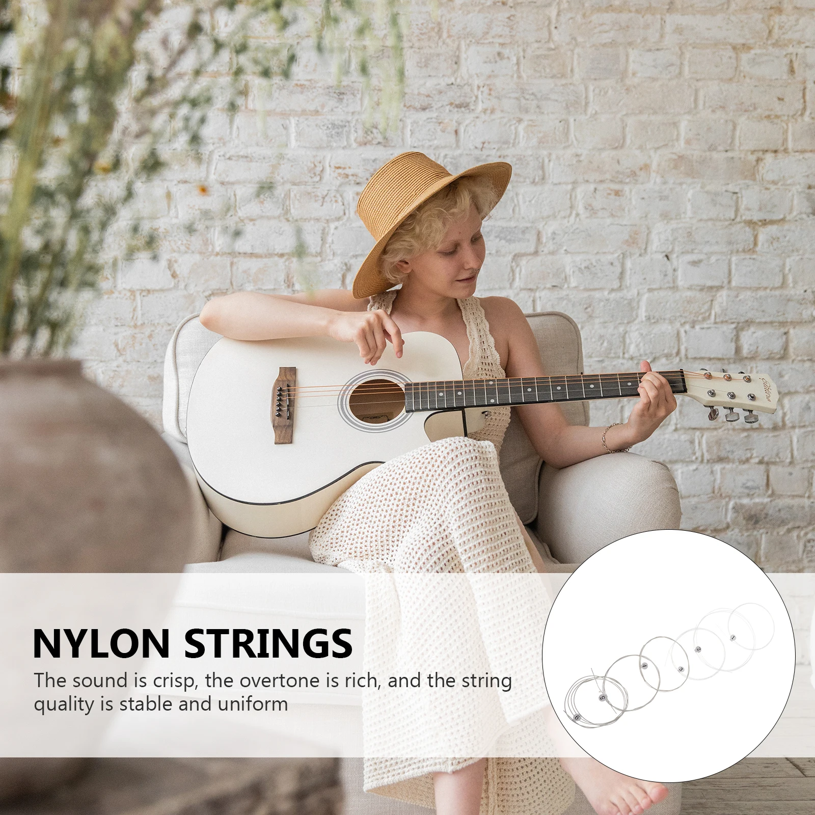 6 Pcs Guitar String Set Supplies Nylon Wire Replaceable Musical Instrument Accessories
6 Pcs Guitar String Set Supplies Nylon Wire Replaceable Musical Instrument Accessories