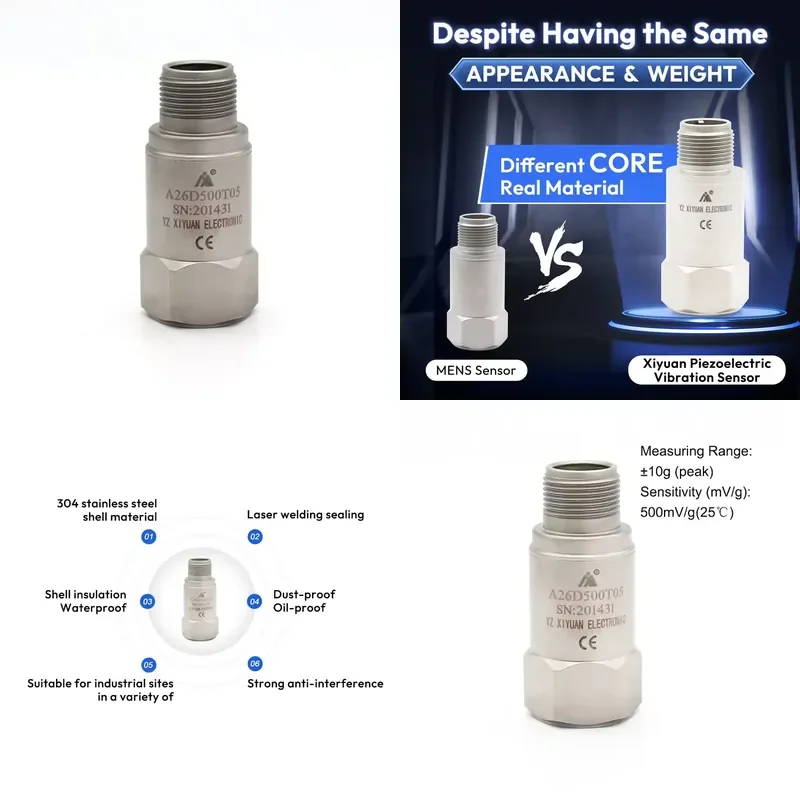Good Quality High Performance Durable Creative Cable Logger Beacon Accelerometer IP65 Protection IEPE Output for Industrial
Good Quality High Performance Durable Creative Cable Logger Beacon Accelerometer IP65 Protection IEPE Output for Industrial