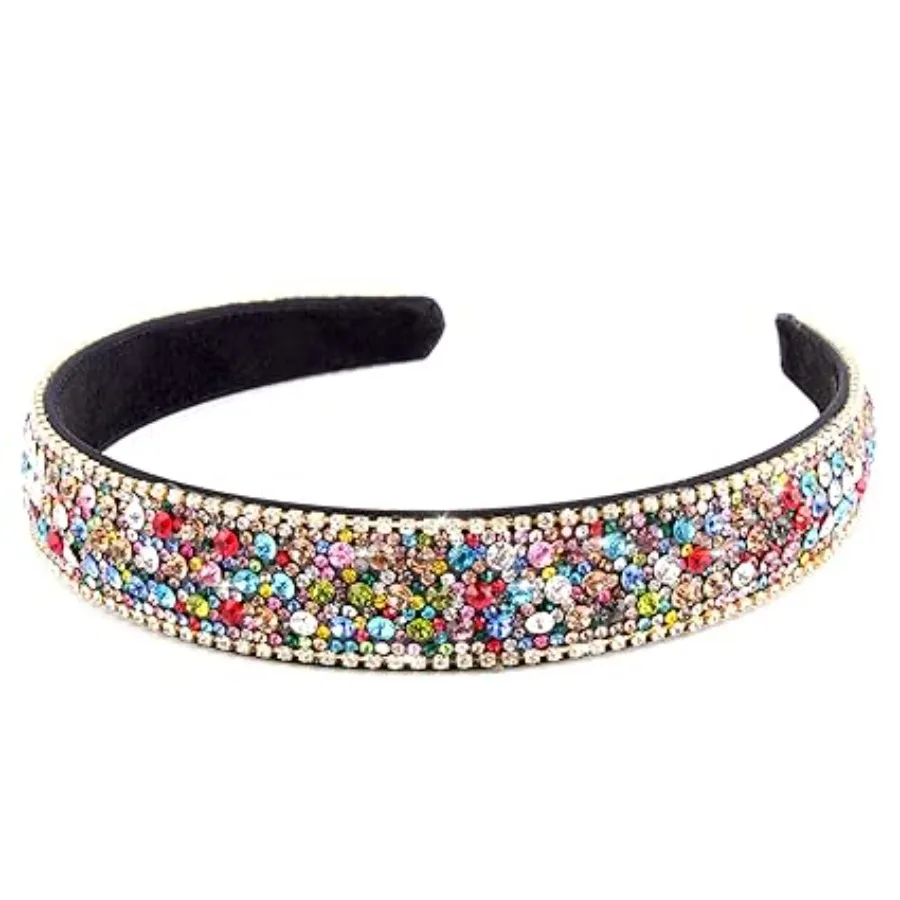 Rhinestone Headband for Women - Crystal Bling Diamond Padded, Glitter Sparkly, Birthday Girl, Retro Hair Accessories - Gifts for Women Ladies (Mixed Color)
Rhinestone Headband for Women - Crystal Bling Diamond Padded, Glitter Sparkly, Birthday Girl, Retro Hair Accessories - Gifts for Women Ladies (Mixed Color)