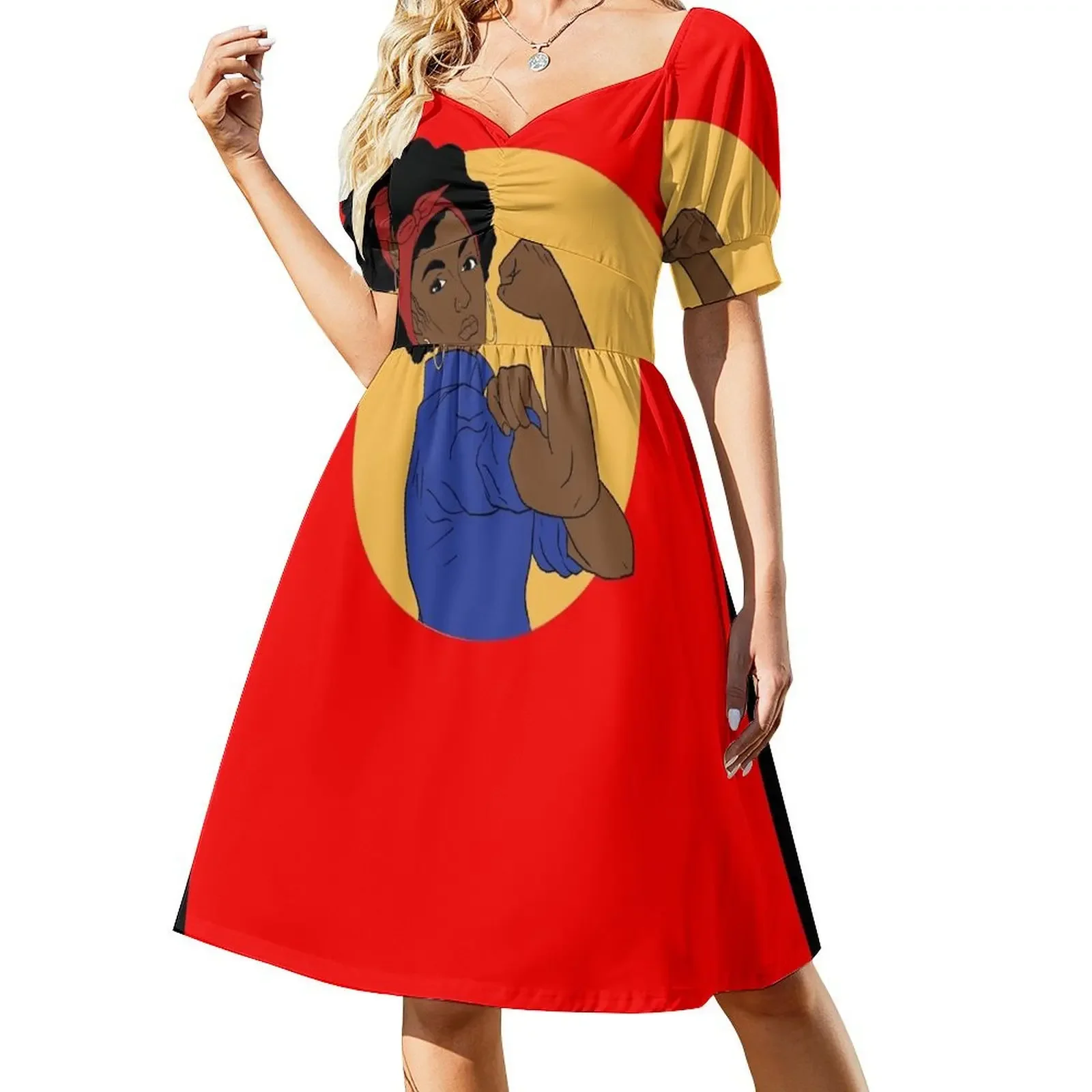 Blak woman too strong Sleeveless Dress evening dress ladies dress for women summer elegant women's dresses for wedding
Blak woman too strong Sleeveless Dress evening dress ladies dress for women summer elegant women's dresses for wedding