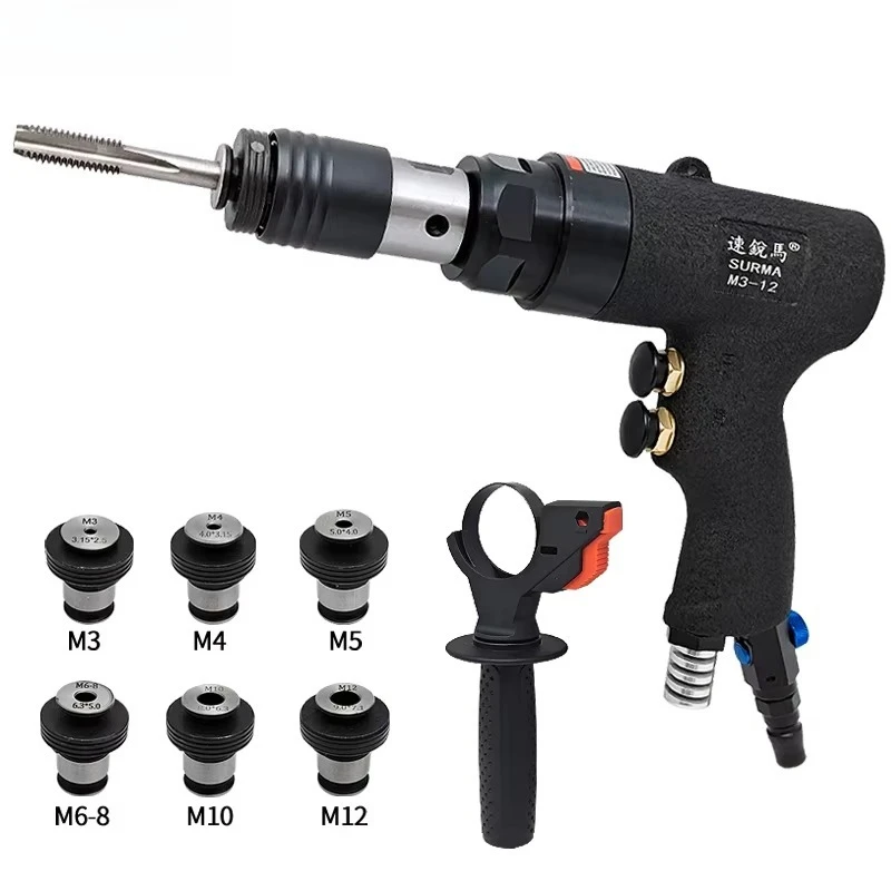 PneumaticTapping Machine Handheld Pneumatic Self-Locking Tapping Machine Gun-Type Thread Wrenching Head Accessory M3-M12
PneumaticTapping Machine Handheld Pneumatic Self-Locking Tapping Machine Gun-Type Thread Wrenching Head Accessory M3-M12