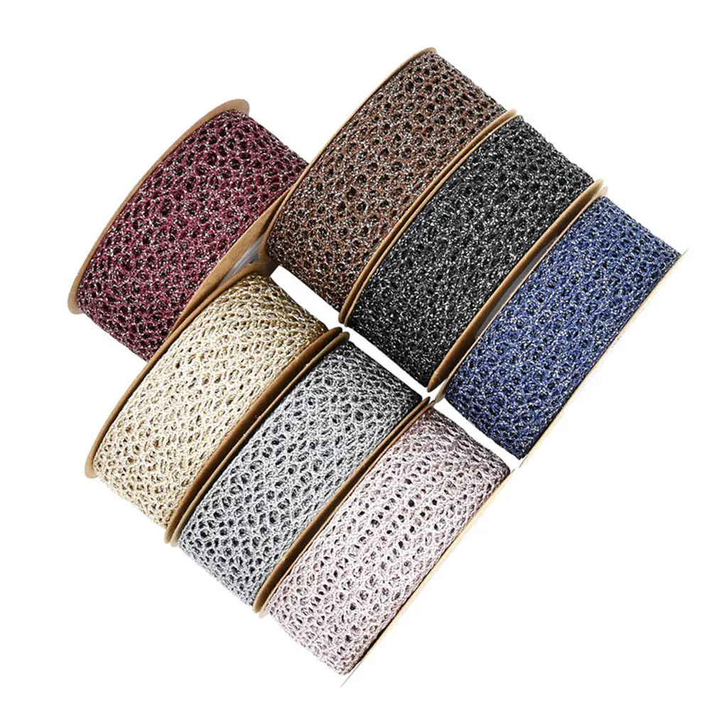Wedding Crafts Mesh Ribbon Rope Decoration for Sewing Accessories Hollow Polyester Silver Silk Smooth Textured Bow Knot
Wedding Crafts Mesh Ribbon Rope Decoration for Sewing Accessories Hollow Polyester Silver Silk Smooth Textured Bow Knot