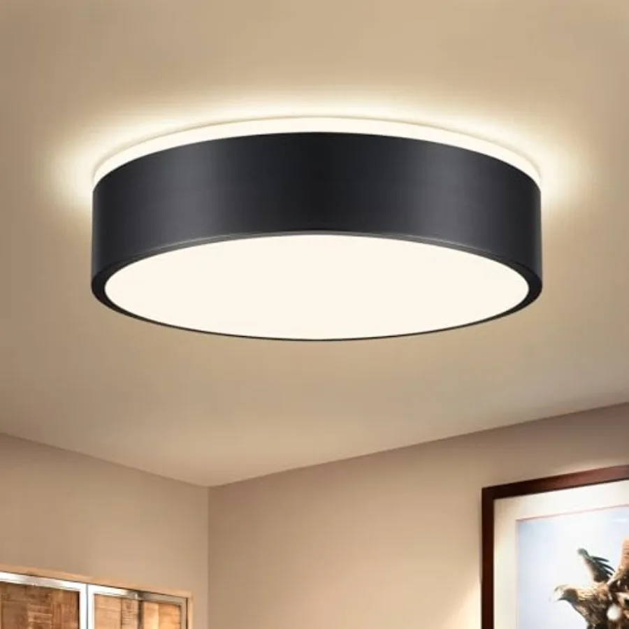Dimmable LED Ceiling Light Fixture, 5CCT 2700 K-6000 K Modern Flush Mount Ceiling Light, Round Minimalist Lighting Fixture for
Dimmable LED Ceiling Light Fixture, 5CCT 2700 K-6000 K Modern Flush Mount Ceiling Light, Round Minimalist Lighting Fixture for