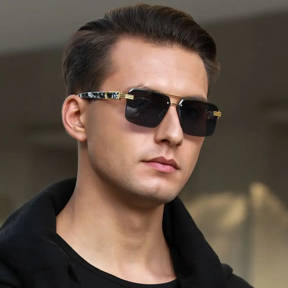 Fashion UV 400 Rimless Sunglasses Marble Pattern Square Frame Men Sunglasses Steampunk Korean Style Driving Eyewear Unisex
Fashion UV 400 Rimless Sunglasses Marble Pattern Square Frame Men Sunglasses Steampunk Korean Style Driving Eyewear Unisex