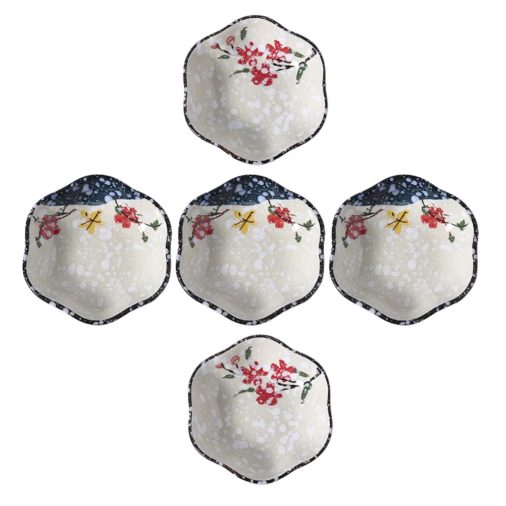5Pcs Ceramic Seasoning Dishes Premium Material Elegant Easy Clean Store Restaurant Hotel Use Ceramic Soy Sauce Dishes
5Pcs Ceramic Seasoning Dishes Premium Material Elegant Easy Clean Store Restaurant Hotel Use Ceramic Soy Sauce Dishes