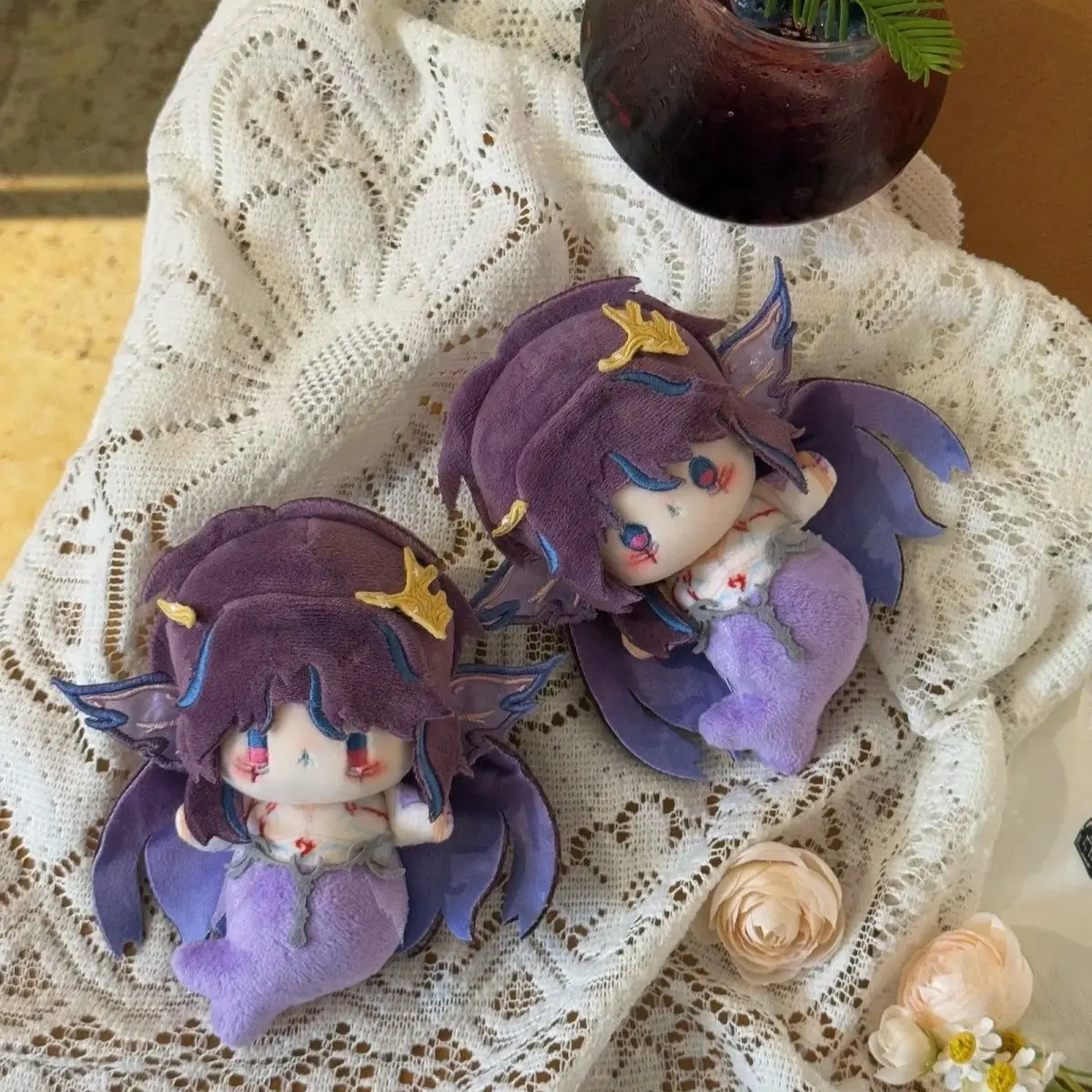 Game Love and Deepspace Rafayel Cute Q Version Sea God Mermaid Body Doll Pendant Plush Stuffed Toy Cosplay Halloween Gifts
Game Love and Deepspace Rafayel Cute Q Version Sea God Mermaid Body Doll Pendant Plush Stuffed Toy Cosplay Halloween Gifts