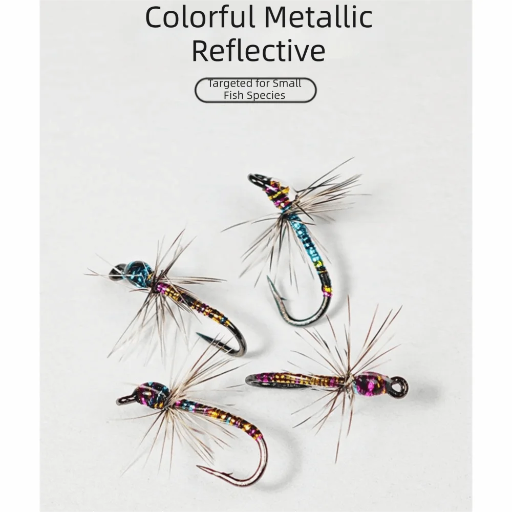 5/10Pcs Reflective Fly Fishing Hooks High Carbon Handmade Flies Bugs Lures 18# 16# 14# 12# Durable Fly Fishing Flies Kit
5/10Pcs Reflective Fly Fishing Hooks High Carbon Handmade Flies Bugs Lures 18# 16# 14# 12# Durable Fly Fishing Flies Kit