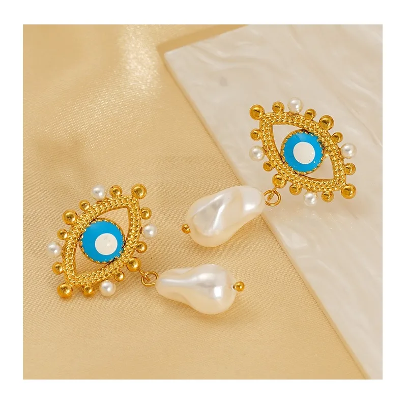 New Fashion Devil's Eye Stud Earrings Femininity High Sense Natural Pearl Earrings Internet Celebrity Versatile Earrings
New Fashion Devil's Eye Stud Earrings Femininity High Sense Natural Pearl Earrings Internet Celebrity Versatile Earrings