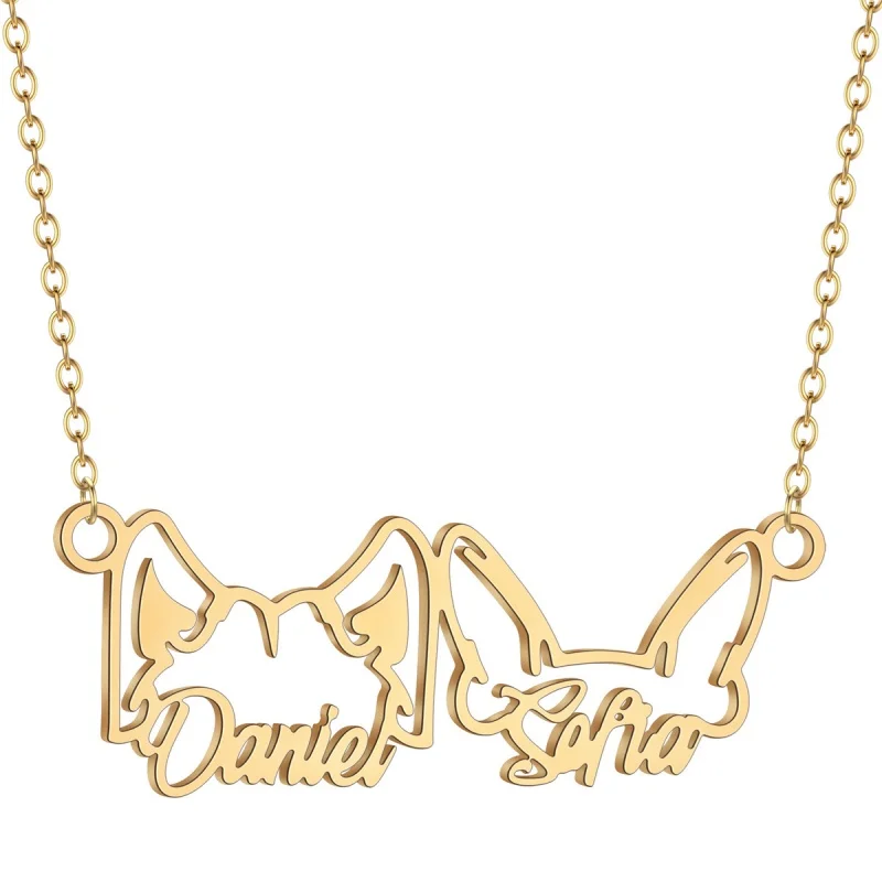 Custom Name Necklace Personalized Golden Choker Stainless Steel Couple's Necklace For Women Man Customized Jewelry Weddings Gift
Custom Name Necklace Personalized Golden Choker Stainless Steel Couple's Necklace For Women Man Customized Jewelry Weddings Gift