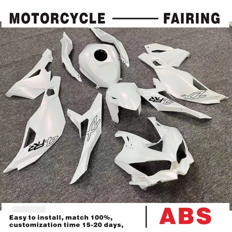 FIT FOR 2019-2025 Kawasaki Ninja ZX25R ZX4R ZX4RR Pearl White & Logo Fairing Kit
FIT FOR 2019-2025 Kawasaki Ninja ZX25R ZX4R ZX4RR Pearl White & Logo Fairing Kit
